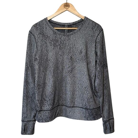 Lululemon Women’s Rush Hour Long Sleeve Running Rulu Luon Spray Jacquard Size 10 - Picture 1 of 9